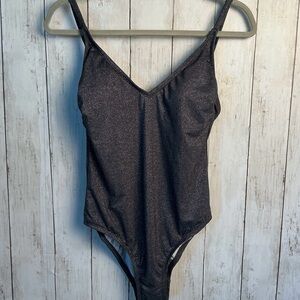 Kona Sol Black One Piece Swimsuit